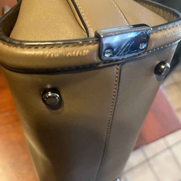 Coach Two Way Handbag - Taupe - Picture 9 of 13